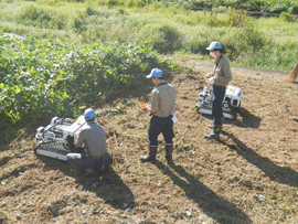 秘密兵器での作業